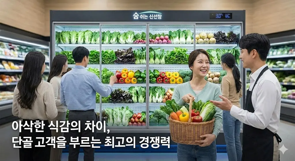 아삭한 식감의 차이가 단골 고객을 부르는 최고의 경쟁력이 된답니다