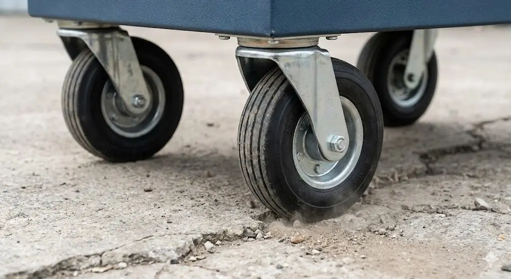 강력한 산업용 캐스터 시스템: 거친 노면에서도 완벽한 기동성과 안정성