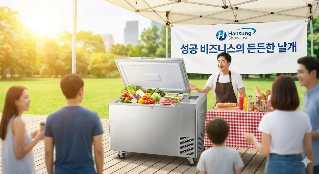 장소에 구애받지 않는 성공 비즈니스, 한성쇼케이스가 든든한 날개가 되어드릴게요