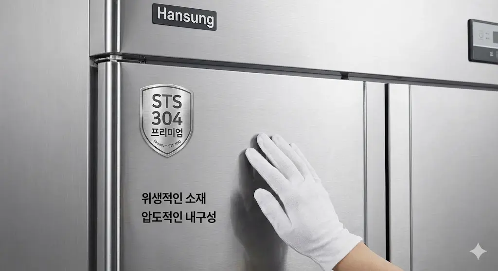 프리미엄 스테인리스(STS 304) 소재: 위생과 내구성을 동시에 잡은 정직한 하드웨어