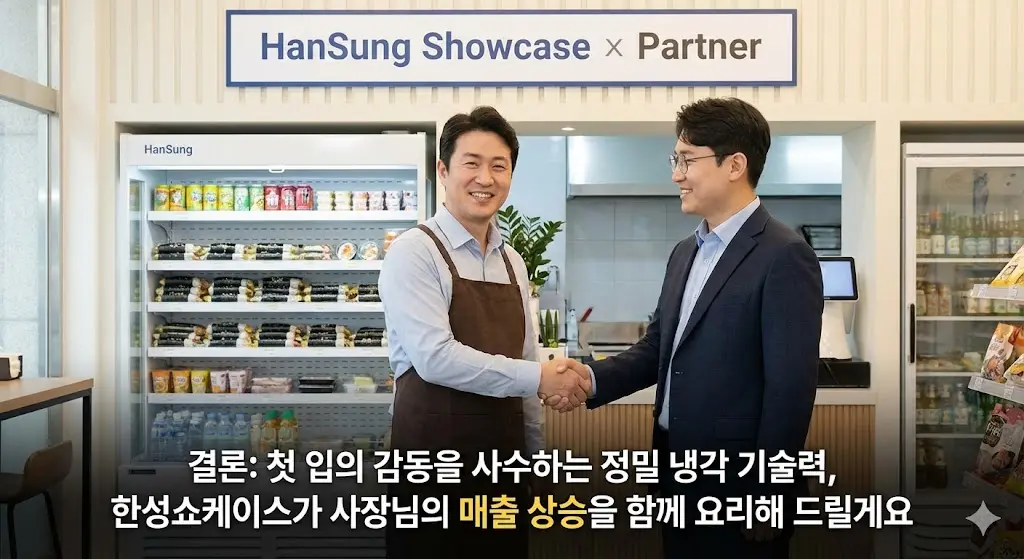 한성쇼케이스와 사장님의 성공적인 비즈니스 파트너십