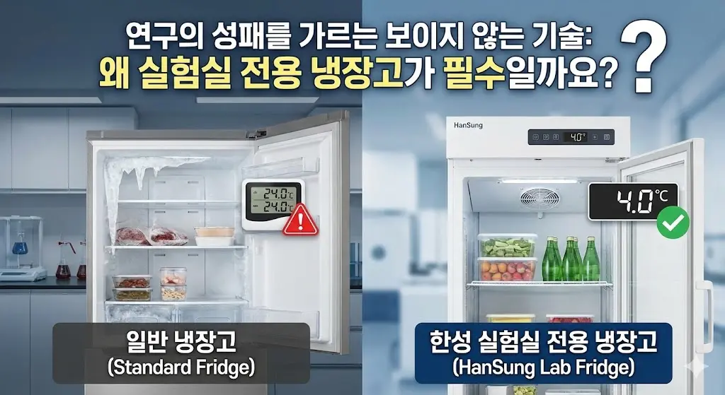 연구의 성패를 가르는 보이지 않는 기술: 왜 실험실 전용 냉장고가 필수일까요?