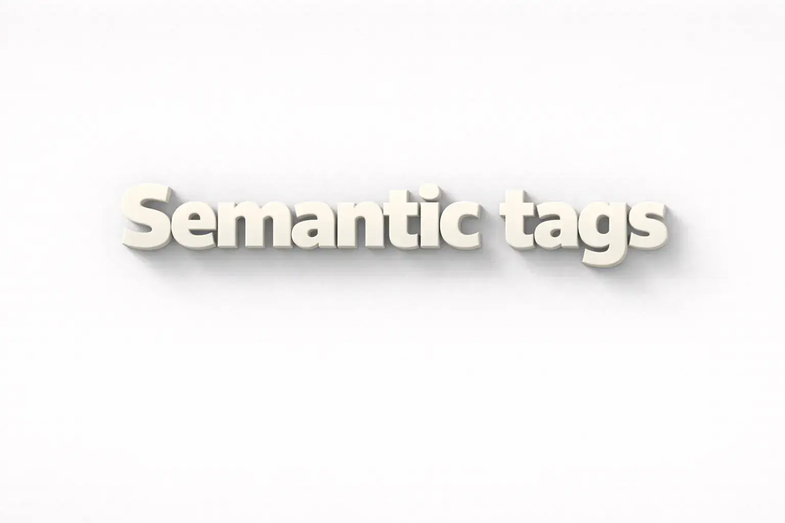 검색 최적화를 위한 시맨틱 태그