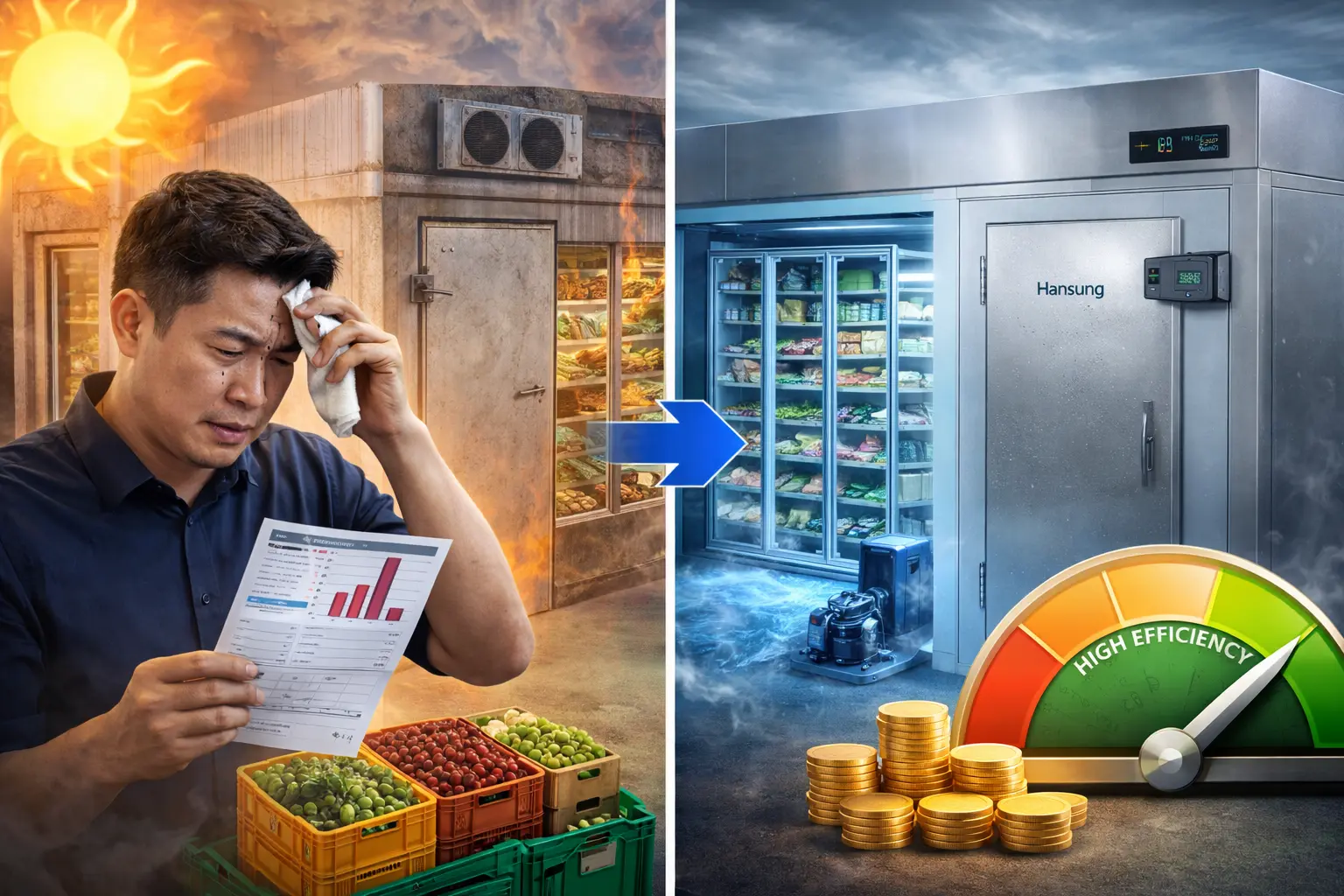 농산물 저온저장고