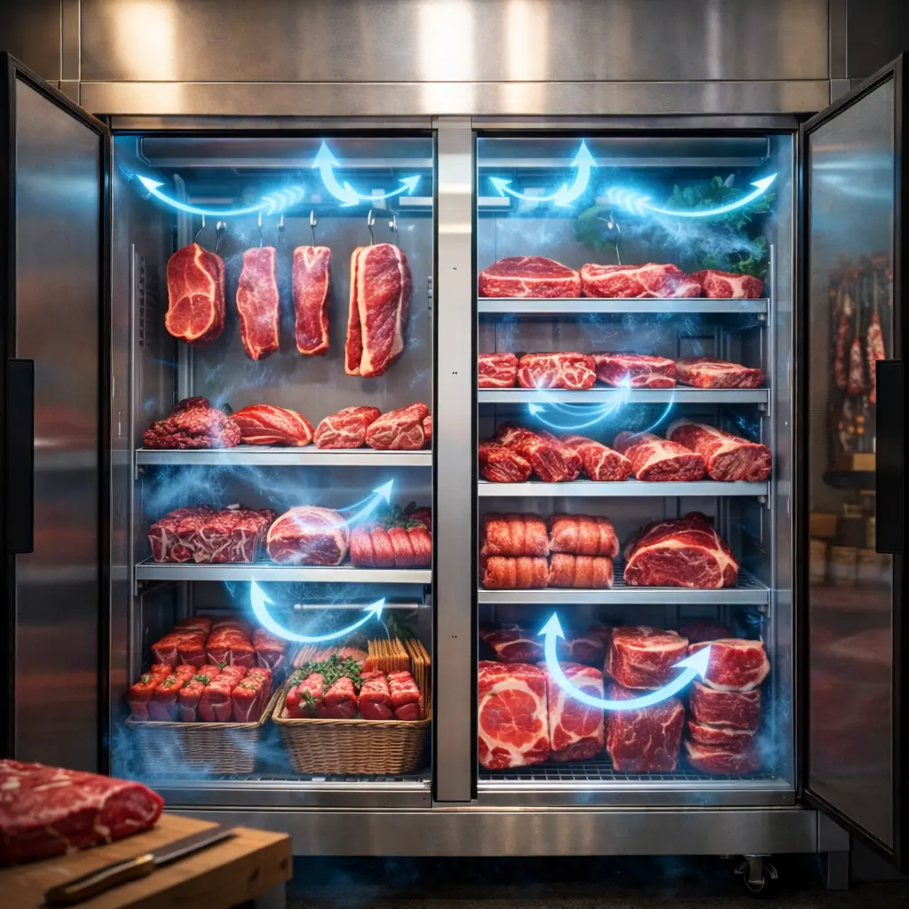 정육점 냉장고