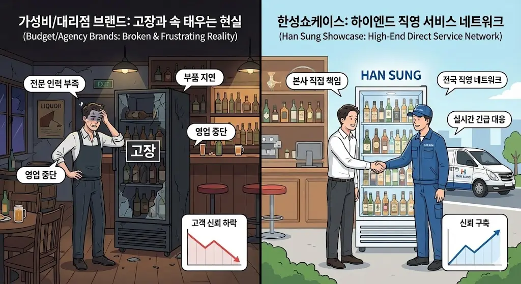 업소용술냉장고