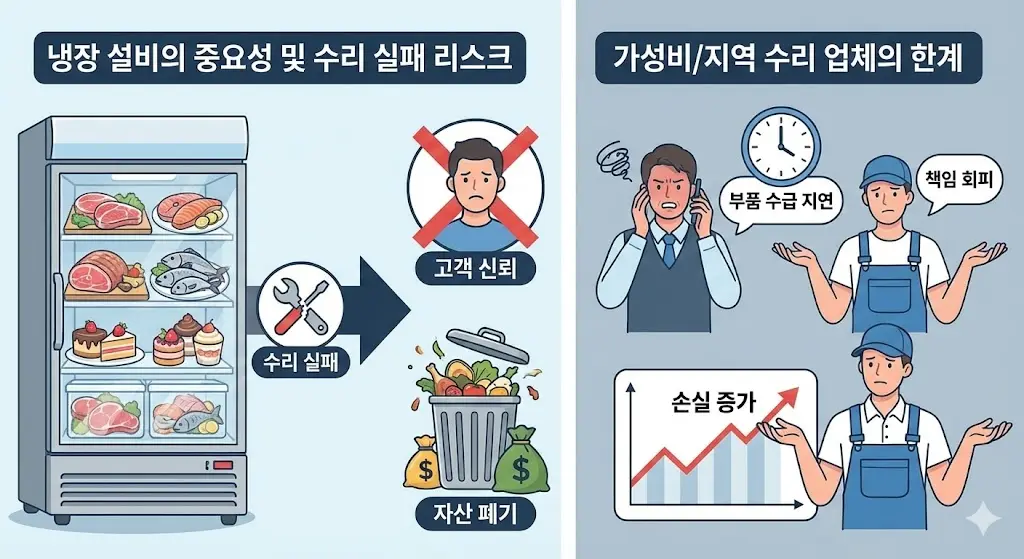 쇼케이스수리