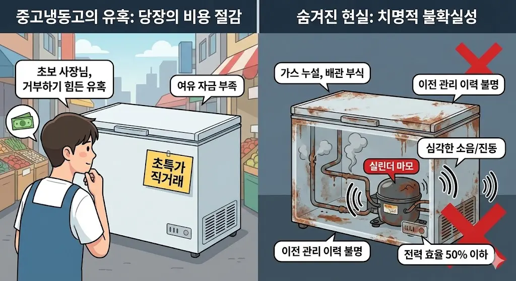 중고냉동고