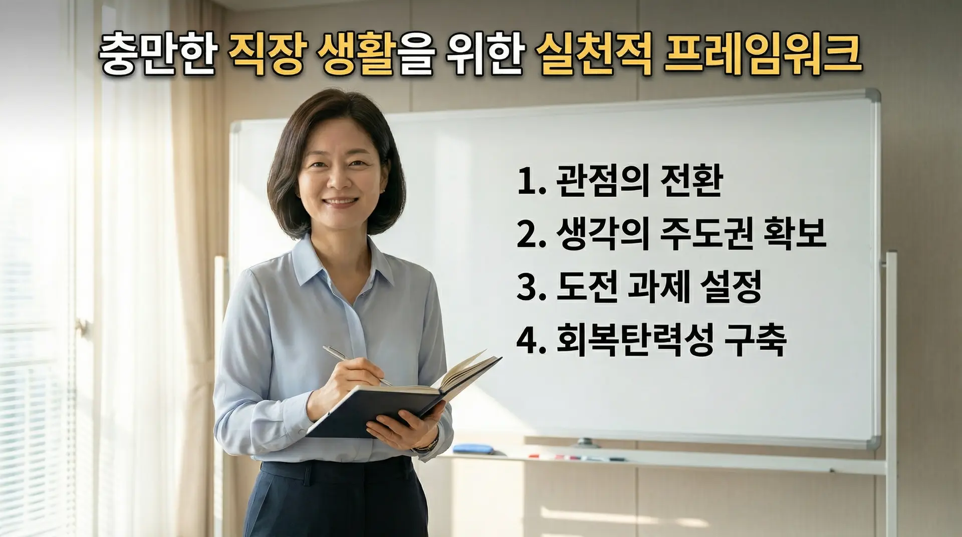 직장인 여러분의 몰입을 응원합니다.