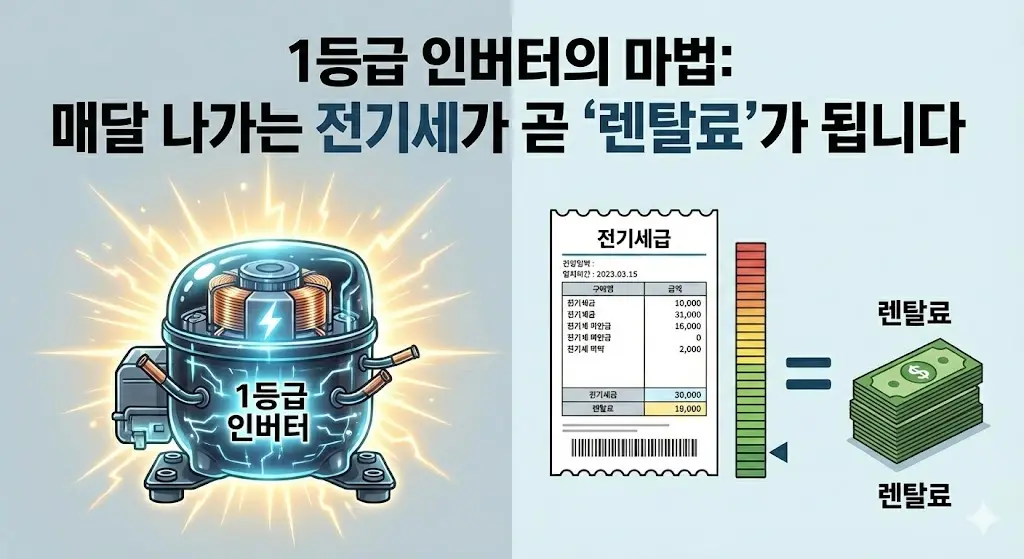 1등급 인버터의 마법: 전기세가 곧 렌탈료