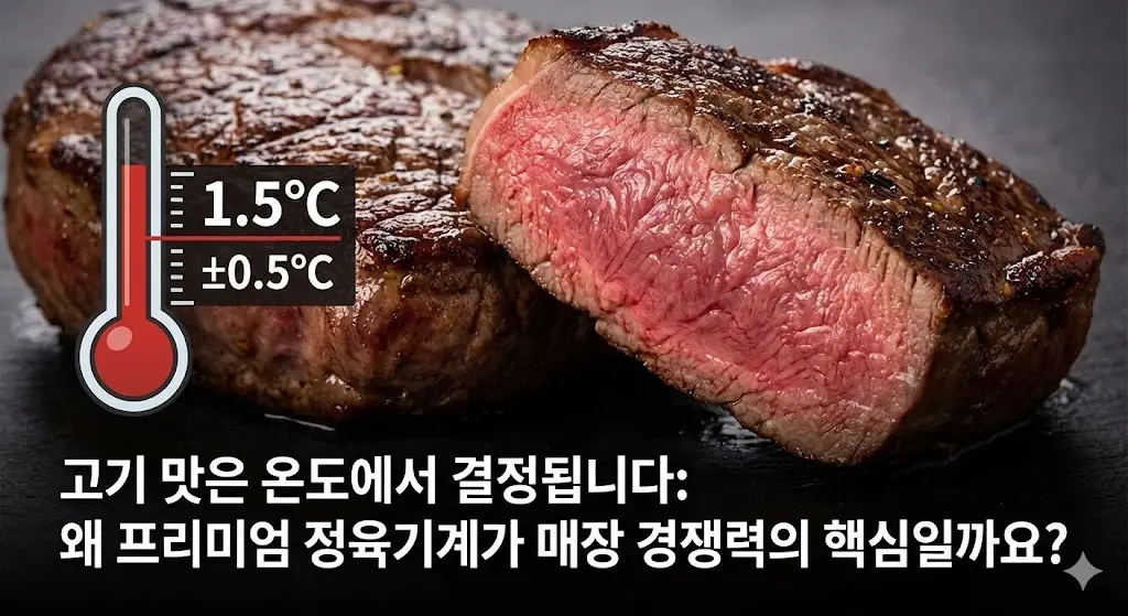 고기 선도를 결정하는 정밀 온도 제어