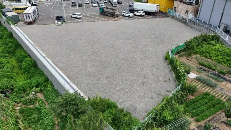 남양주 화도점 화물차주차장 확장 공사 진행