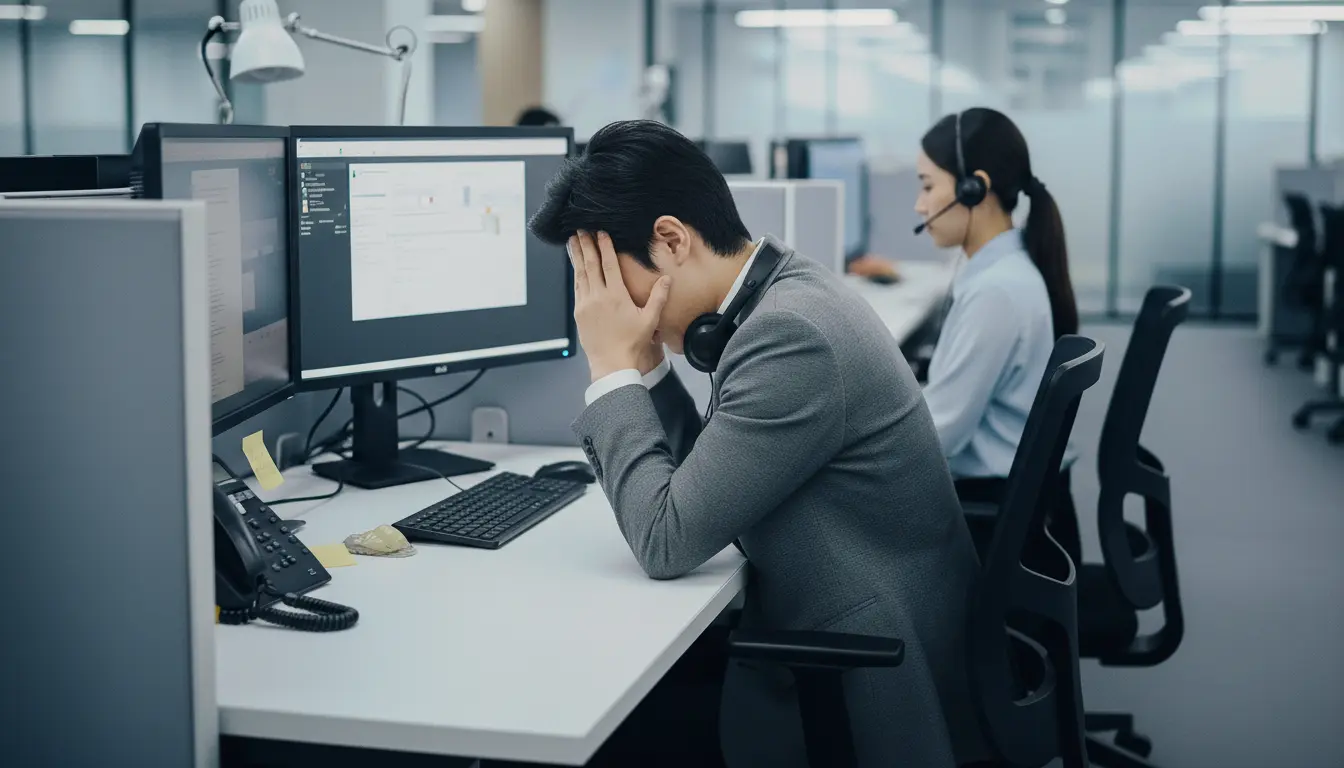 CS외주, 상담원이직, 통합형 AI솔루션