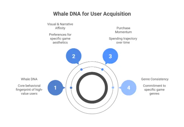 whale DNA for user acquisition