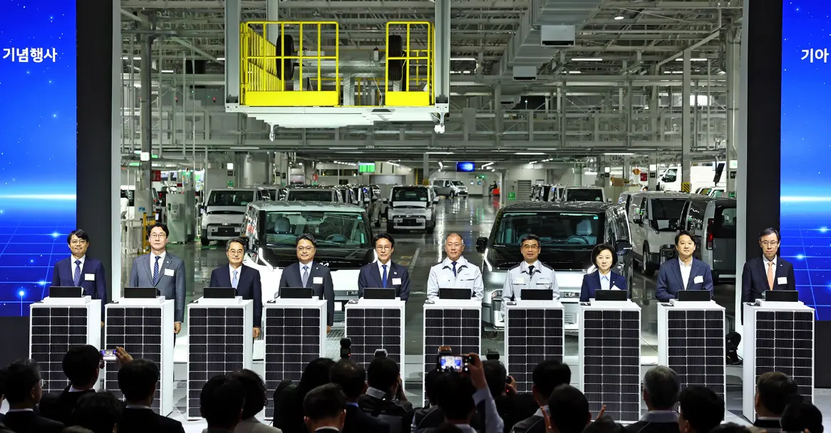 기아 'EVO Plant East' 준공식 및 'EVO Plant West' 기공식