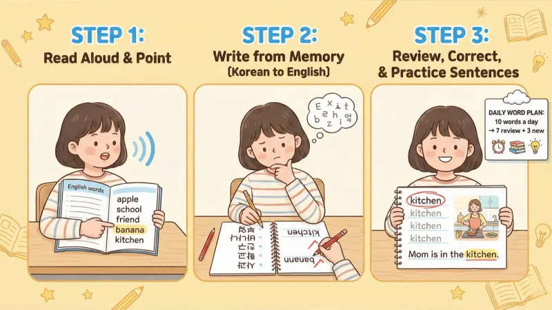 高效背单词方法  错题重复法