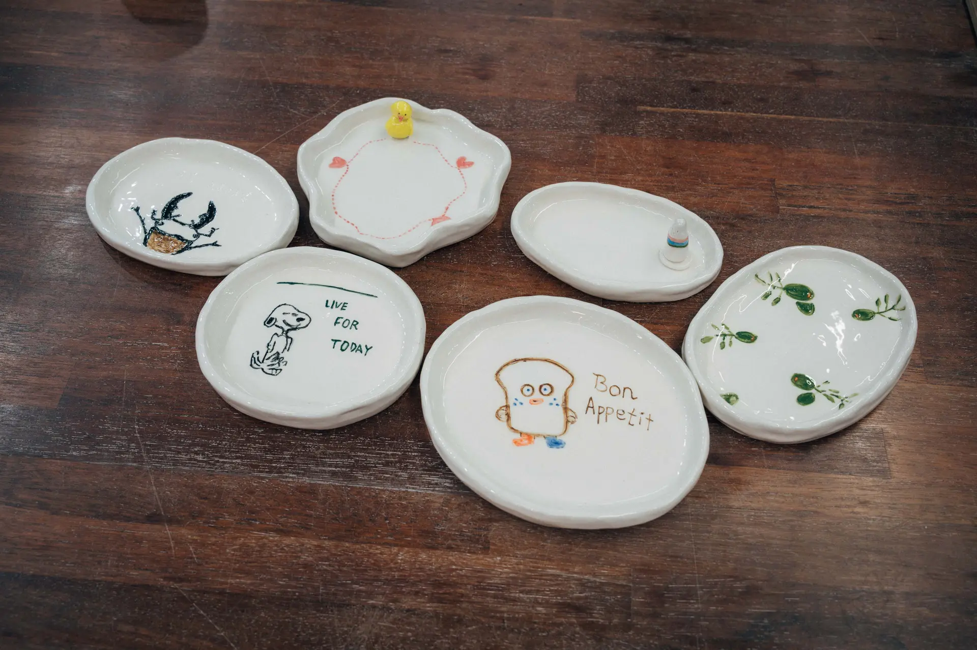 도자기 컬러칩 플레이트 만들기