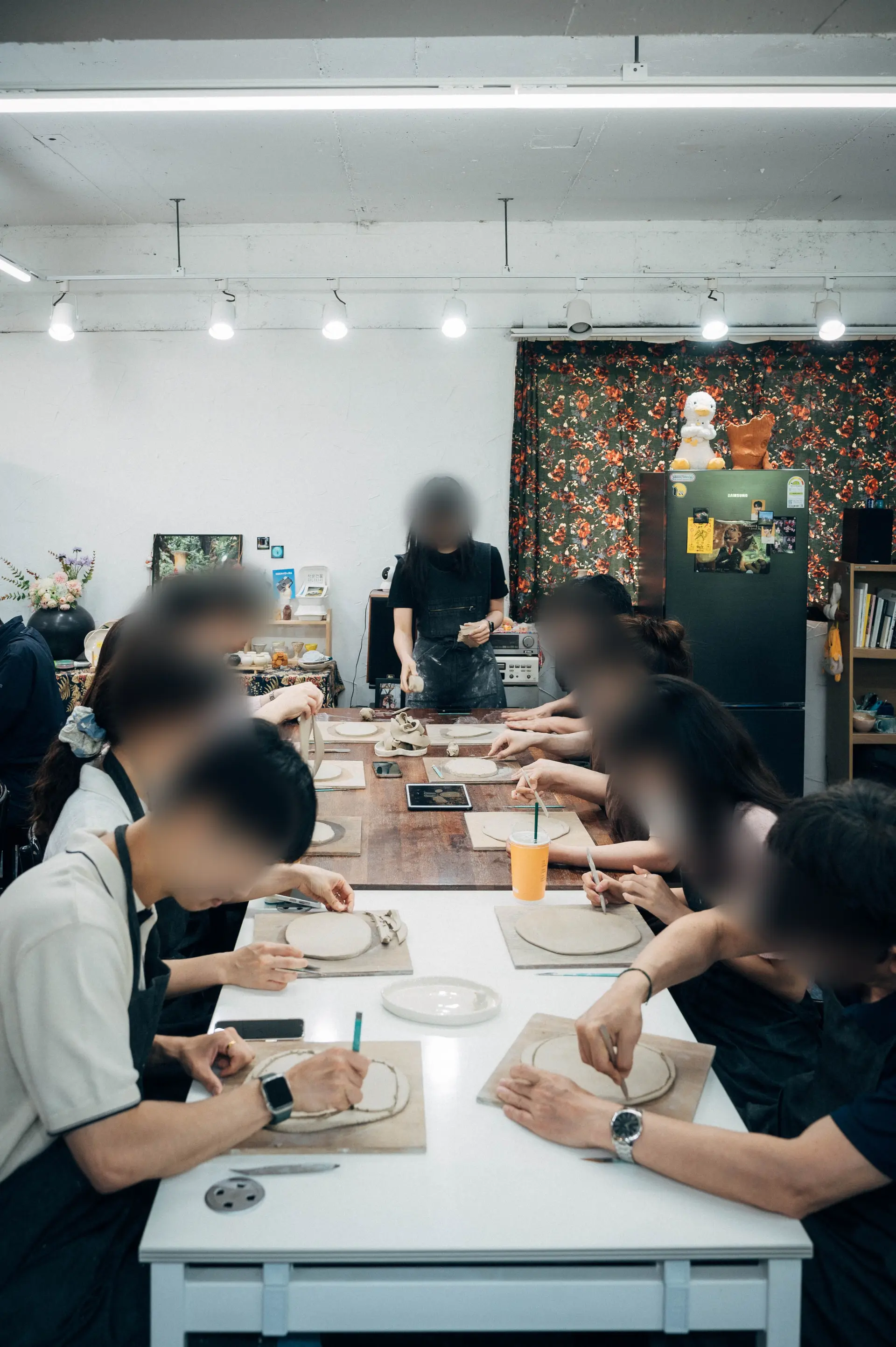 도예 클래스 진행 사진