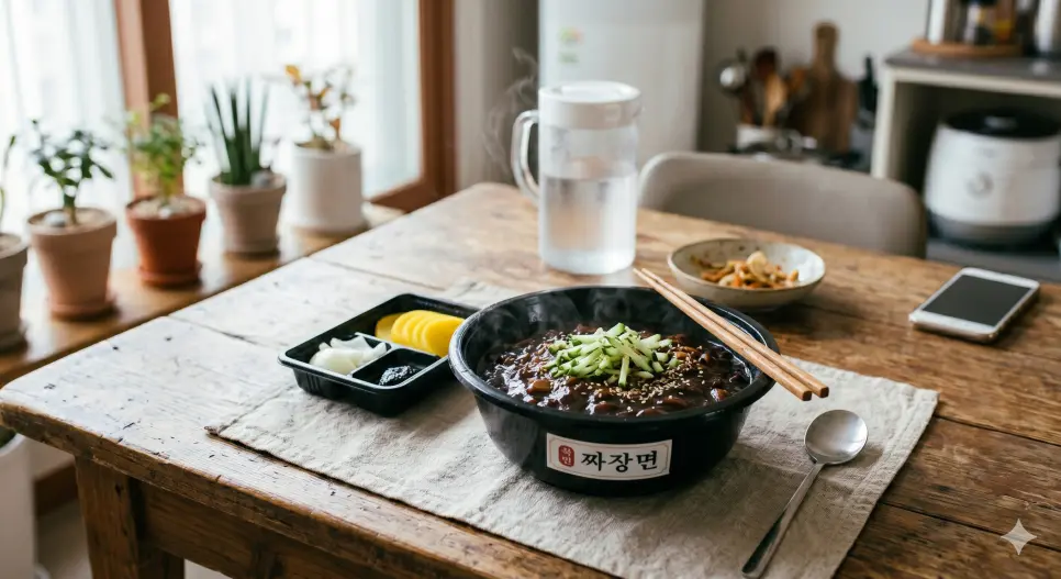 남은 짜장면 촉촉함을 유지하는 보관법 & 데우기 (면·소스 분리 보관 & 활용법)