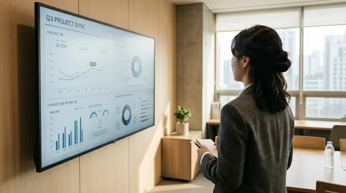이동식 전자칠판 추천 크기만 맞춰도 쾌적하다