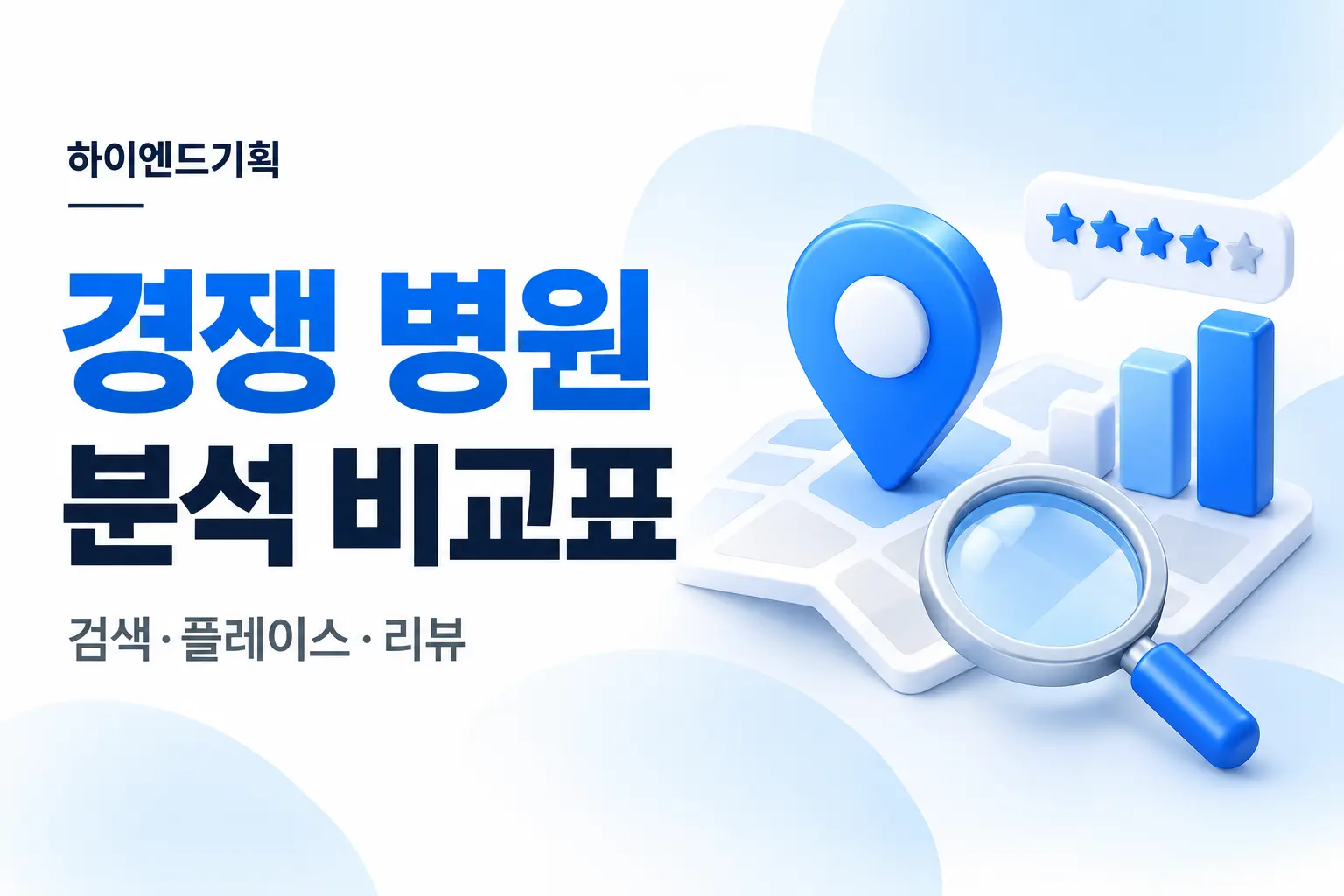 우리 지역 경쟁 병원 분석법: 검색·플레이스·리뷰 비교표
