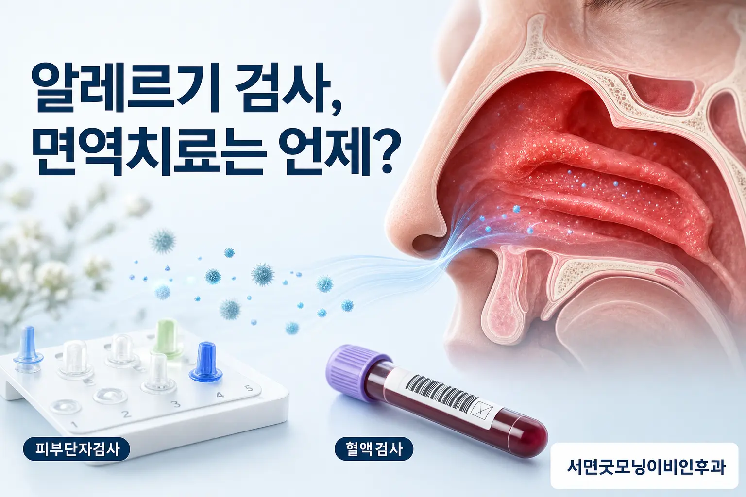 부산이비인후과 | 알레르기 검사는 언제 하고 면역치료는 누구에게 고려할까요?