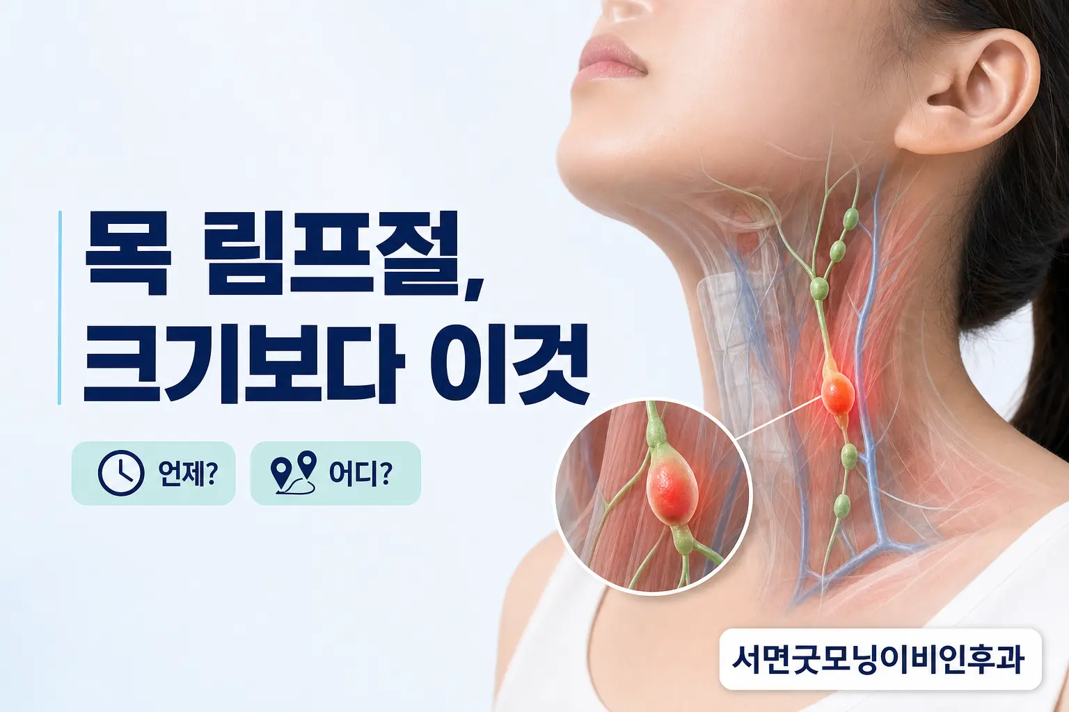 부산이비인후과 | 목 림프절이 커졌을 때 크기보다 중요한 특징