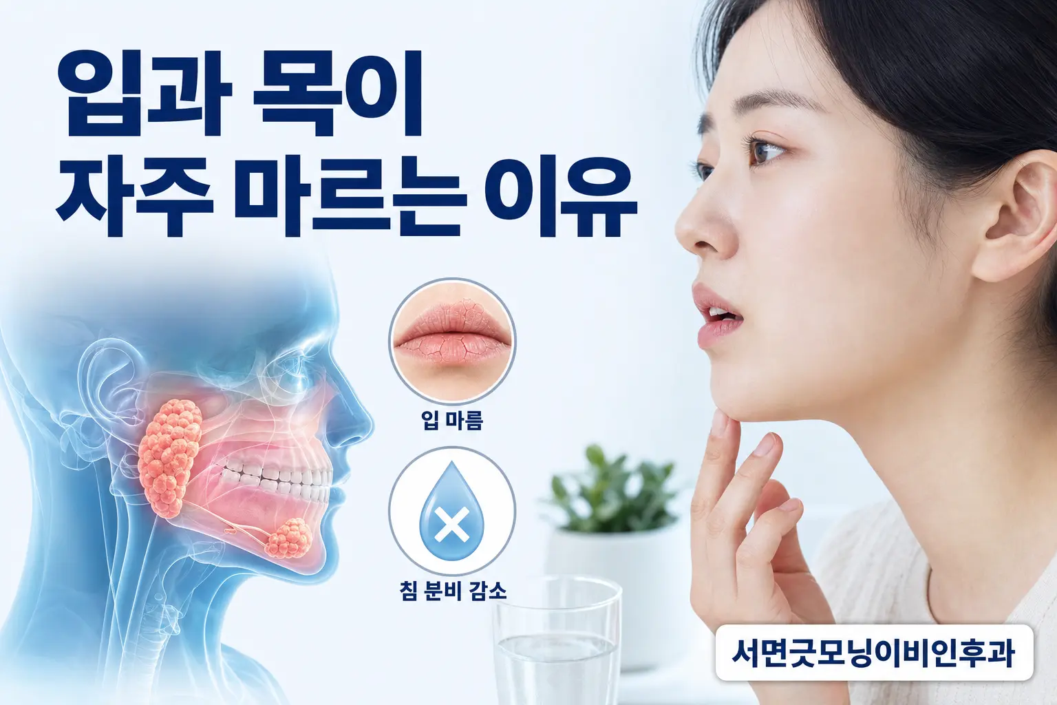 부산이비인후과 | 입과 목이 자주 마르는 원인과 생활관리