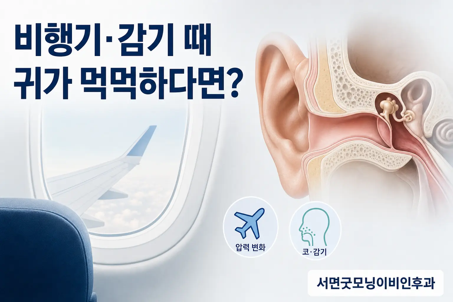 부산이비인후과 | 비행기나 감기 때 귀가 먹먹한 이관기능장애