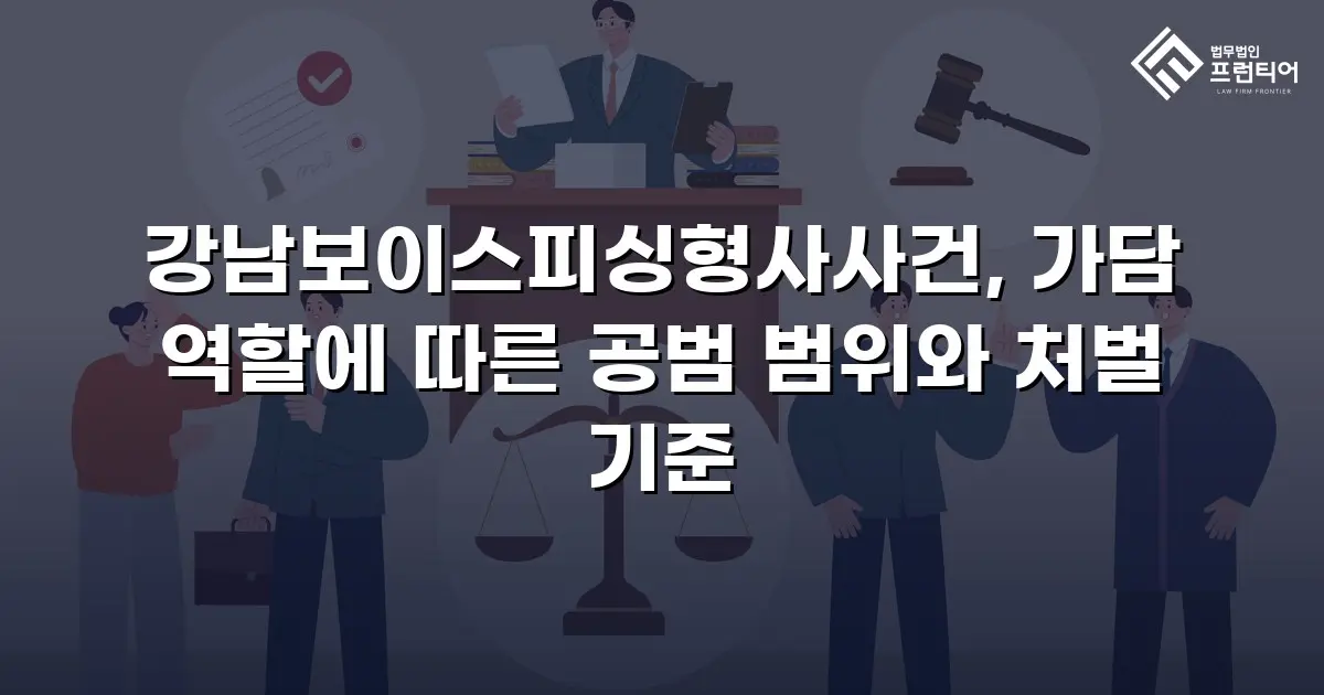 강남보이스피싱형사사건, 가담 역할에 따른 공범 범위와 처벌 기준