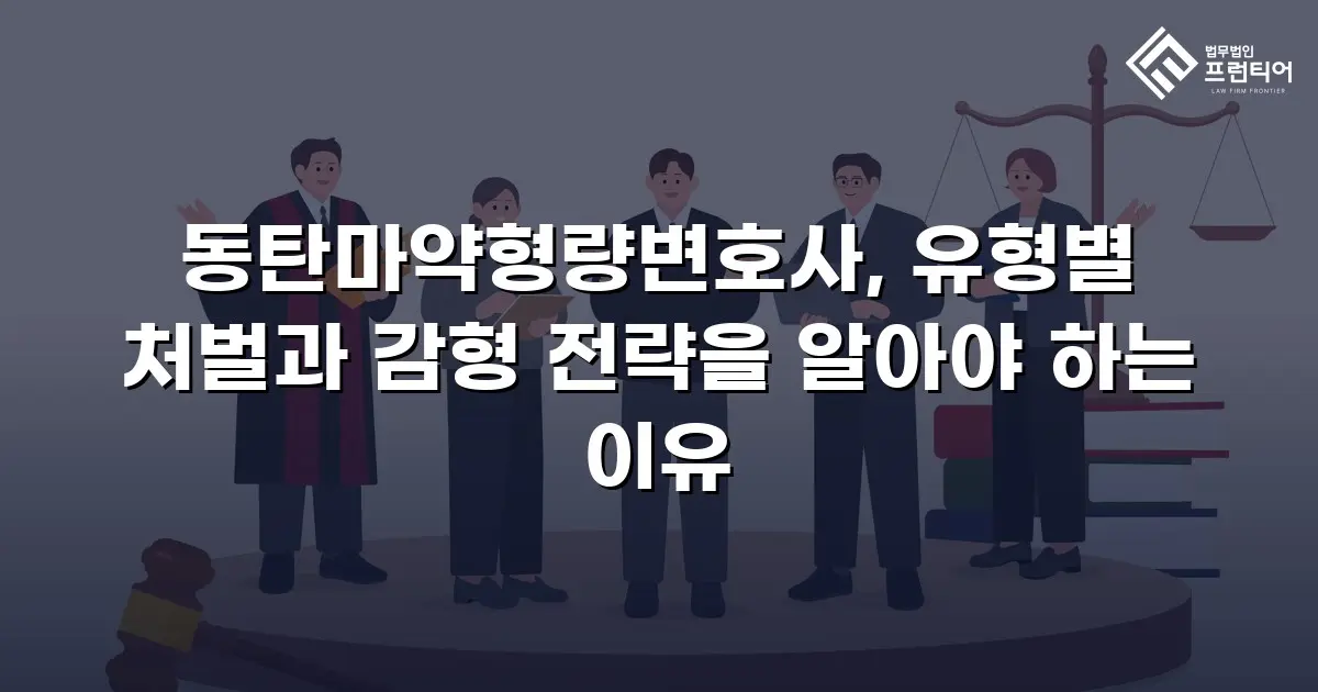 동탄마약형량변호사, 유형별 처벌과 감형 전략을 알아야 하는 이유