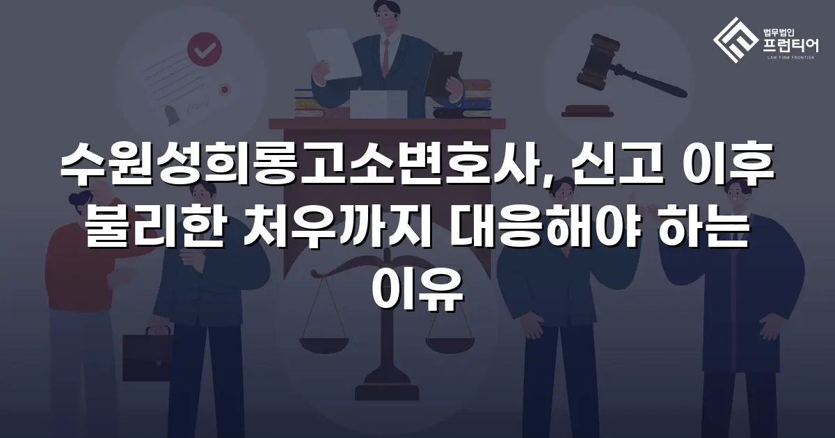 수원성희롱고소변호사, 신고 이후 불리한 처우까지 대응해야 하는 이유