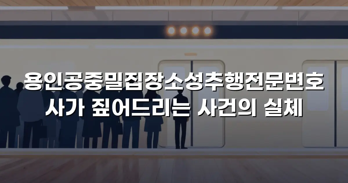 용인공중밀집장소성추행전문변호사가 짚어드리는 사건의 실체