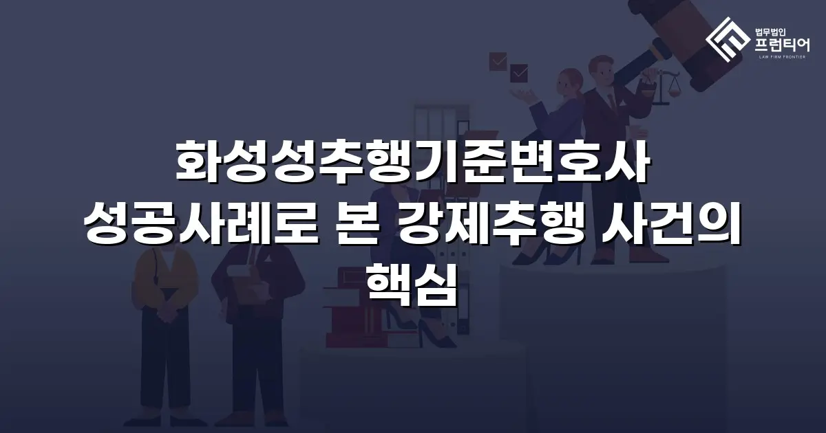 화성성추행기준변호사 성공사례로 본 강제추행 사건의 핵심