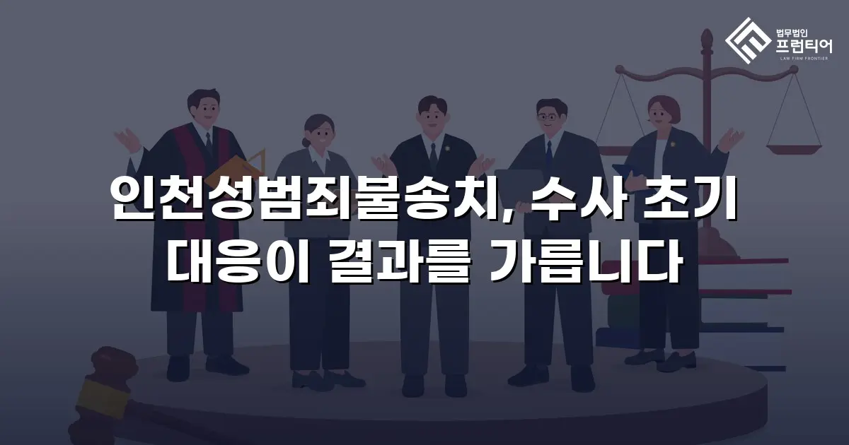 인천성범죄불송치, 수사 초기 대응이 결과를 가릅니다