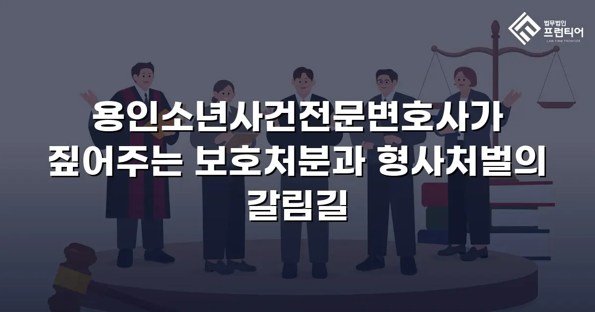 용인소년사건전문변호사가 짚어주는 보호처분과 형사처벌의 갈림길