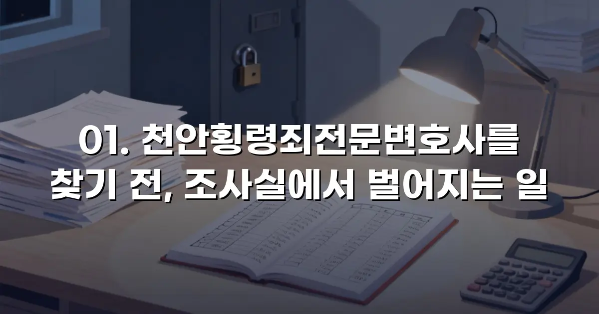 천안횡령죄전문변호사를 찾기 전, 조사실에서 벌어지는 일