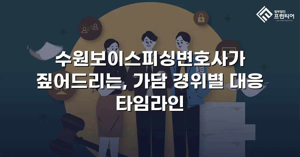 수원보이스피싱변호사가 짚어드리는, 가담 경위별 대응 타임라인