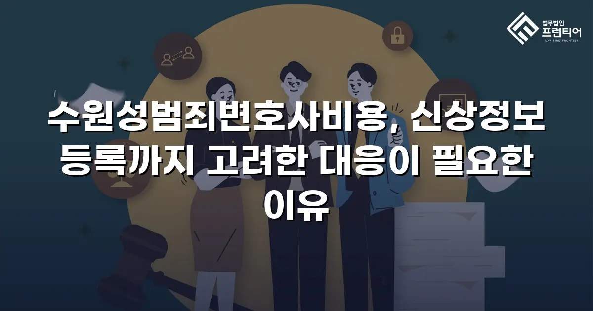 수원성범죄변호사비용, 신상정보 등록까지 고려한 대응이 필요한 이유