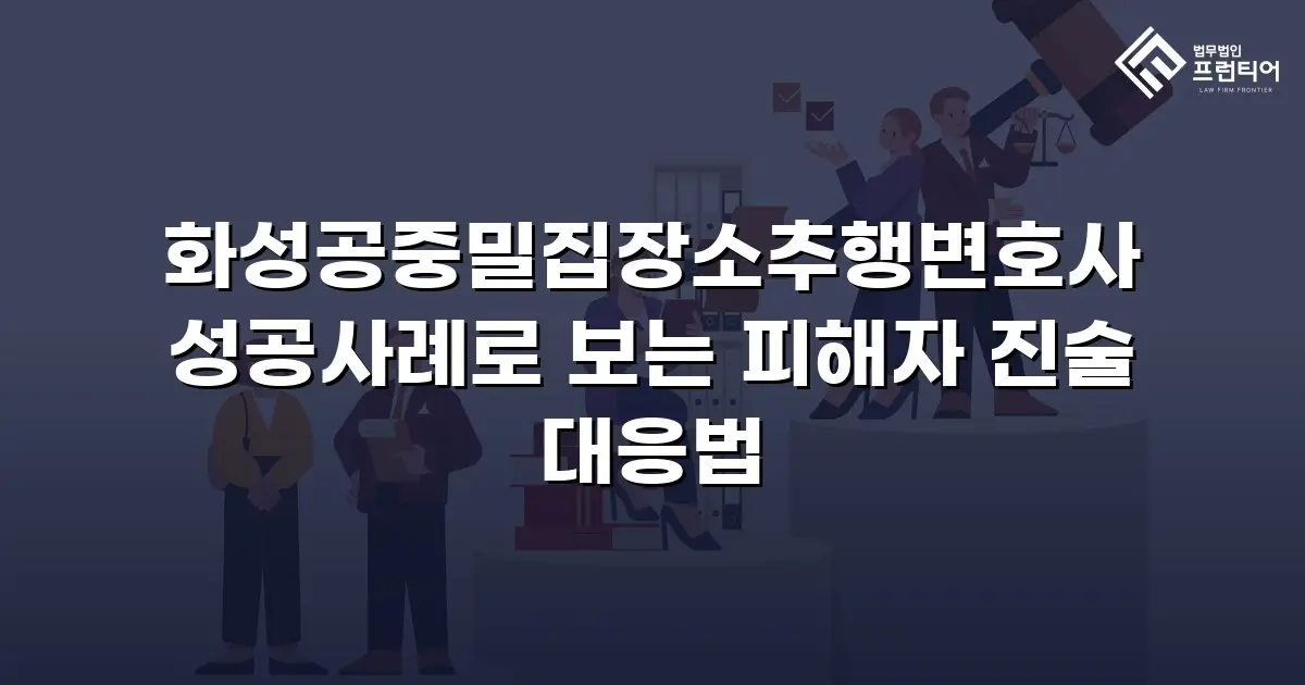 화성공중밀집장소추행변호사 성공사례로 보는 피해자 진술 대응법