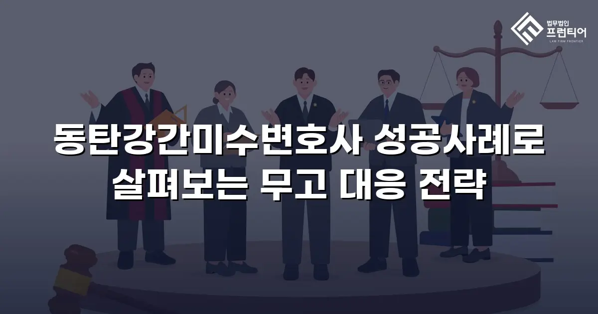 동탄강간미수변호사 성공사례로 살펴보는 무고 대응 전략