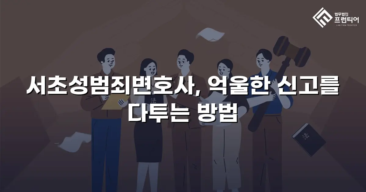 서초성범죄변호사, 억울한 신고를 다투는 방법
