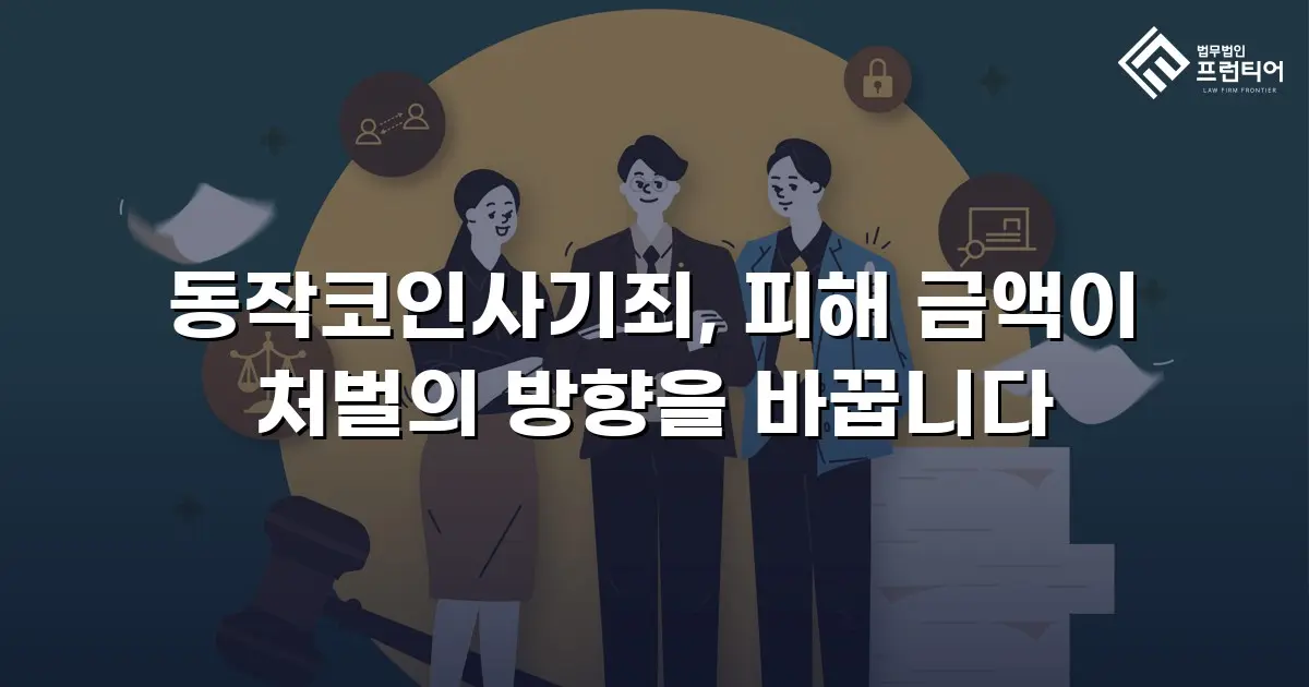 동작코인사기죄, 피해 금액이 처벌의 방향을 바꿉니다