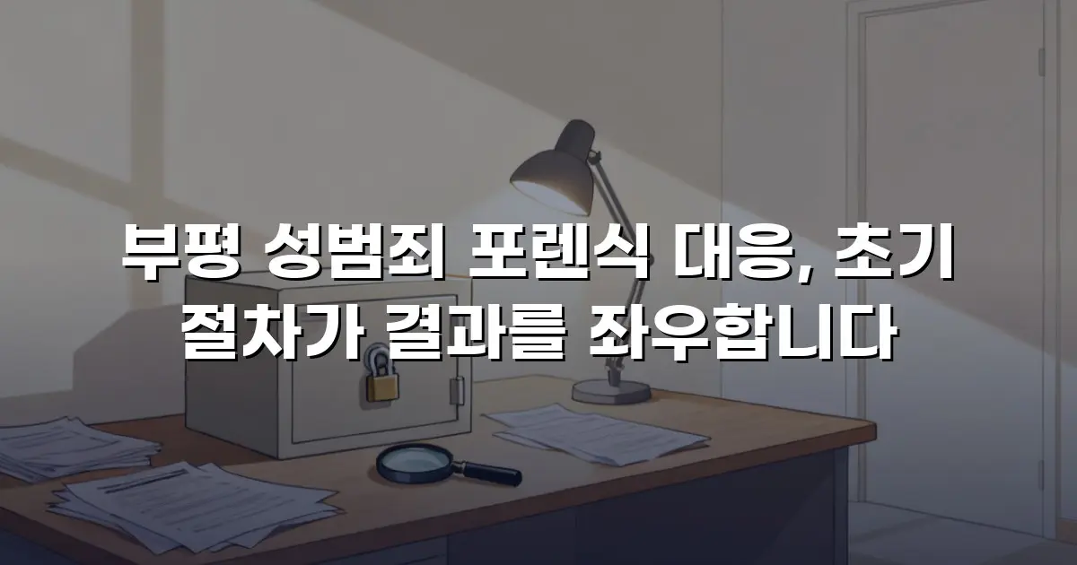 부평 성범죄 포렌식 대응, 초기 절차가 결과를 좌우합니다