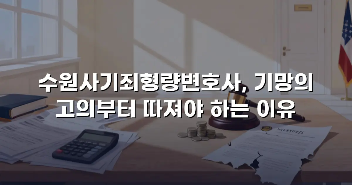 수원사기죄형량변호사, 기망의 고의부터 따져야 하는 이유