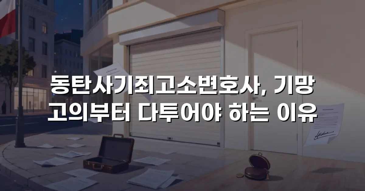 동탄사기죄고소변호사, 기망 고의부터 다투어야 하는 이유