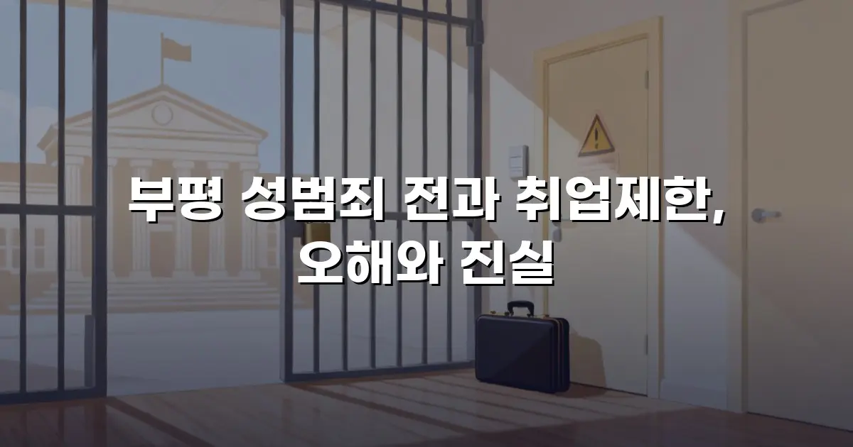 부평 성범죄 전과 취업제한, 오해와 진실