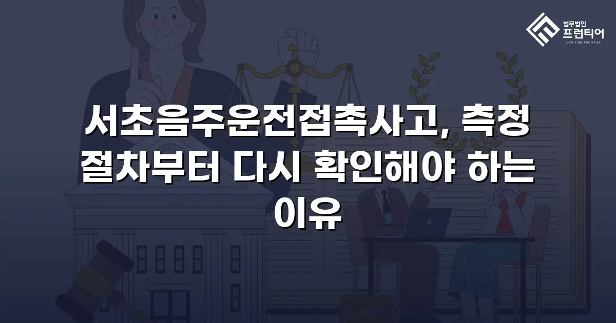 서초음주운전접촉사고, 측정 절차부터 다시 확인해야 하는 이유