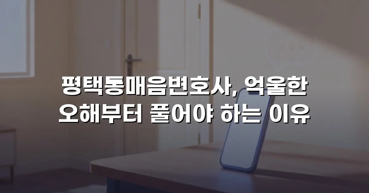 평택통매음변호사, 억울한 오해부터 풀어야 하는 이유