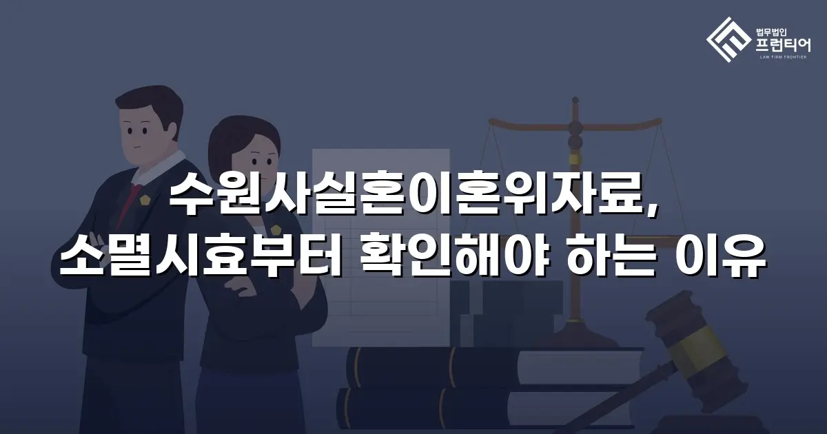 수원사실혼이혼위자료, 소멸시효부터 확인해야 하는 이유